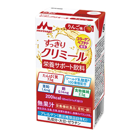 森永乳業 エンジョイすっきりクリミール(りんご)125ml X026760